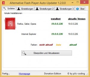 Alternative-Flash-Player-Auto-Updater-1.2.0.0-Donation-Edition-DE