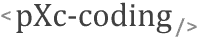 pXc-coding Logo